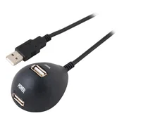 EFB Elektronik EB438V2 interface hub USB 2.0 480 Mbit/s Black