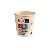 Duni Einwegbecher Sweet Cup 12 cl, 50 Stück, Natur - Produkttyp: Einwegbecher - Materialtyp: Papier - Material: Zuckerrohrpulpe (Bagasse) - Detailfarbe: Nature - Verpackungseinheit: 50 Stück