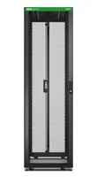 APC Easy Rack, 42U, Black, With Roof, Castors, Feet, 4 Brackets, and Side Panels, No Bottom, 1991H x 600W x 1000D mm