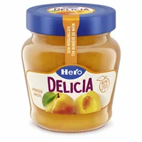 Hero Brotaufstrich Aprikosenkonfitüre 290 g - Produkttyp: Konfitüre - Nährwertangabe pro: 100 g - Energiegehalt (in kj): 854 KJ - Energiegehalt (in kcal): 201 Kcal - Fett: 0.1 g - Gesättigte Fettsäuren: 0 g