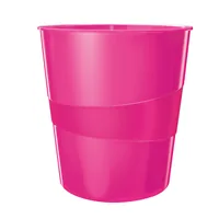 LEITZ Papierkorb WOW 15 Liter 52781023 pink