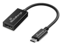 MediaRange USB-C zu HDMI AudioVideo Konverter,20cm sw