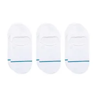 STANCE Socken Icon No Show Weiss 3er-Pack - Farbe: Weiss - Detailfarbe: Weiss - Sockenhöhe: Sneaker - Grösse: 43 - 47