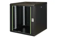 WALL MOUNTING CABINET 600X600MM 12U UNIQUE 643X600X600 MM BLACK