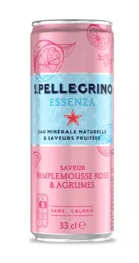 SAN PELLEGRINO Pink Grapefruit-Zitrusfrucht 12602874 Essenza 33 cl, 6 Stk.