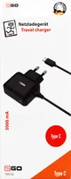 2GO Ladegerät 12W USB-C 3.1 Stecker Kabel schwarz