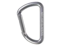 KOOR Karabinerhaken Scatto, Silber, 5 Stück - Farbe: Silber - Bruchkraft min.: 0 kN - Verrigelungssystem: Kein Spezifisches - Belastbarkeit längs: 6 kN - Belastbarkeit offen: 0 kN - Einsatzbereich Klettern: Keines
