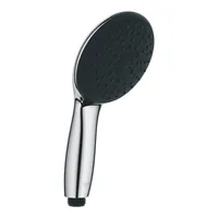 GROHE Handbrause Vitalio Start 110 Chrom - Material: Kunststoff - Farbe Siebplatte: Schwarz - Wassersparend: Ja - Anschluss: 1/2 - Anzahl Strahlarten: 3 - Farbe: Schwarz