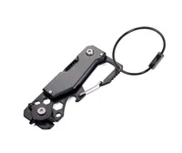 Troika Taschenmesser Toolinator 10 Funktionen Schwarz - Typ: Multitool - Schalenmaterial: Aluminium - Funktionen: Flaschenöffner - Sechskantschlüssel - Messer - Lineal (cm) - Einhandklinge: Nein - Verriegelung: Feststellklinge - Anzahl Funktionen: 1-10
