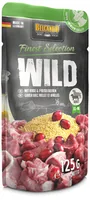 Belcando Nassfutter Finest Selection Wild, 125g - Tierbedürfnis: Appetit anregend - Geschmacksrichtung: Wild - Zertifikate: Keine Zertifizierung - Fleischsorte: Wild - Packungsgrösse: 125 g - Futtereigenschaft: Ohne künstliche Zusätze - Hoher Fleischantei