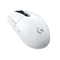 Logitech Gaming-Maus G305 Lightspeed - Maus Features: Ein-/Ausschalter - Scrollrad - Bedienungsseite: Universal - Detailfarbe: Weiss - Gewicht: 99 g - Verbindungsart: Kabellos - Schnittstelle: USB-A