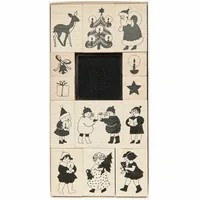 Rico Design Stempelset Kinder 13 Stück - Produkttyp: Stempel - Detailfarbe: Mehrfarbig