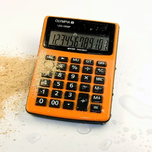 Olympia Taschenrechner LCD 1000P - Stromversorgung: Solarbetrieb - Batteriebetrieb - Typ: Taschenrechner - Detailfarbe: Orange - Displaytyp: LCD - Anzahl Zeilen: 1 × - Anzahl Stellen: 12 ×