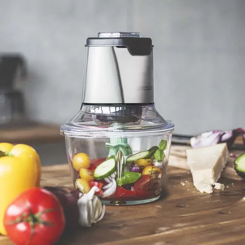Gastroback Design Mini Chopper Plus 0.6 L 400 W Stainless steel, Transparent