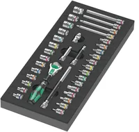 9720 Schaumstoffeinlage 8000 A Zyklop Knarre 1/4 Set 1, 37‑teilig, Werkzeug-Set