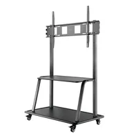 Logilink TV-Ständer Rollen höhenverst.60-105"",150kg 2Pakete Speditionsversand