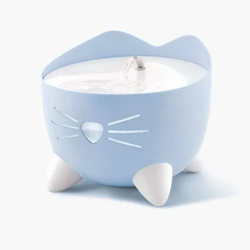 Catit Wasserautomat Pixi Fountain Hellblau, 2.5 l - Produkttyp: Wasserautomat - Tierart: Katze - Detailfarbe: Blau - Weiss