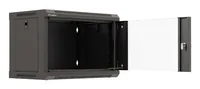 LANBERG 19"" 6U 540x350 Wandgehäuse Glastür FlatPack sw