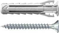 Dübel SX Plus 8x40 S K (hellgrau, 10 Stück, mit Schraube)