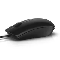 Dell Maus MS116 - Maus-Typ: Standard - Maus Features: Scrollrad - Bedienungsseite: Universal - Detailfarbe: Schwarz - Verbindungsart: Verkabelt - Schnittstelle: USB-A