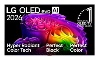 OLED77G67LW.AEUD (195 cm (77 Zoll), schwarz/silber, Ultra HD/4K, Wandhalterung, 120Hz Panel)