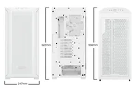 be quiet! PC-Gehäuse Shadow Base 800 FX Weiss - Unterstützte Mainboards: E-ATX - ATX - Micro-ATX - Mini-ITX - Detailfarbe: Weiss - Anzahl Lüfterplätze: 8 - Sichtfenster: Ja - Netzteil vorinstalliert: Nein - Gehäuse Bauart: Mid-Tower