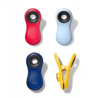 Oxo Good Grips Verschlussklammer 4 Stück, Mehrfarbig - Nachhaltigkeit: Nicht angegeben - Detailfarbe: Mehrfarbig - Material: Polypropylen (PP)