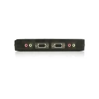StarTech.com 4 Port Black USB KVM Switch Kit with Cables and Audio