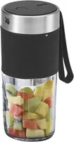 WMF KITCHENminis 0416700011 0,3 L Sbattitore con base 50 W Nero, Acciaio inox, Trasparente