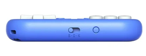 8bitdo Gamepad Micro Wireless Controller NSW2/NSW/Android Blau - Plattform: Android - Nintendo Switch - Nintendo Switch 2 - Nintendo Switch OLED-Modell - Verbindungsmöglichkeiten: Bluetooth - USB Typ-C - Controller Typ: Gamepad - Detailfarbe: Blau