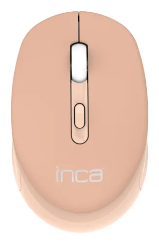 INCA Maus IWM-243RH 1600 DPI,CANDY DESIGN Creme, 2,4GHz