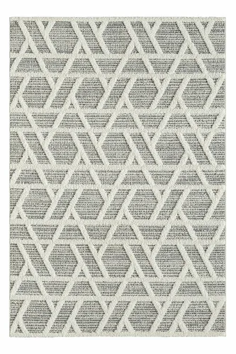 Conceptum Hypnose Teppich Sevilla 5508 120 cm x 180 cm, Grau - Eigenschaften: Keine Eigenschaft - Zertifikate: Keine Zertifizierung - Breite: 120 cm - Länge: 180 cm - Motiv: Muster - Detailfarbe: Grau