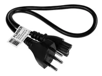 Furber. F00360 power cable Black 0.5 m C5 coupler T12