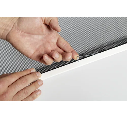 Windhager Teleskopfenster Stretch 80 x 90 cm, Weiss - Produkttyp: Fliegengitter Fenster - Breite: 61 cm - UV Schutz: Nein - Für Schädling: Fluginsekten - Länge: 4.4 cm