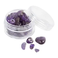 Creativ Company Perlen-Set Kristallperlen Flieder, 7-12 mm - Packungsgrösse: 60 Stück - Durchmesser: 7 mm - 10 mm - 12 mm - Detailfarbe: Flieder - Perlenart: Perlenset