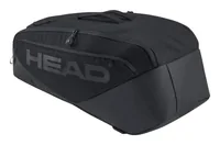 HEAD Pro X Racquet Bag L Black Polyester, Polyurethane (PU), Thermoplastic elastomer (TPE)