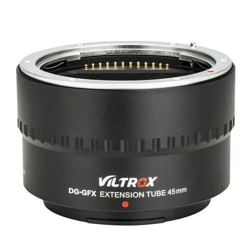 Viltrox Objektiv-Konverter DG-GFX 45 mm - Kompatible Hersteller: Fujifilm - Konvertertyp: Makro - Kamera-Bajonett: Fujifilm G-Mount
