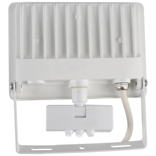 STEFFEN Strahler WORKLIGHT LED mit PIR 140°, 4000K, 30 W - Dimmbar: nicht dimmbar - Lichtfarbe: Kaltweiss/Tageslichtweiss (KW) - Lichtausbeute: 120 lm/W - Gesamtleistung: 30 W - Zusätzliche Ausstattung: Keine - Farbtemperatur Kelvin: 4000 K