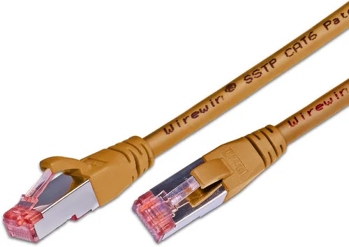 Wirewin Patchkabel RJ-45 - RJ-45, Cat 6, S/FTP, 1.5 m, Braun - Detailfarbe: Braun - Form: Rund - Verpackungseinheit: 1 Stück - Zusatzfunktionen: Längenaufdruck auf Stecker - Mit Klinkenschutz - Länge: 1.5 m - Produkttyp: Patchkabel