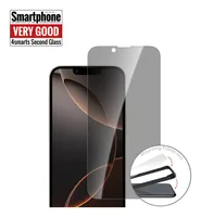 4smarts Second Glass Privacy für iPhone 17 Pro - Kompatible Hersteller: Apple - Mobiltelefon Kompatibilität: iPhone 17 Pro - Folien Effekt: Blickschutzfilter - Kratzfest - Verpackungseinheit: 1 Stück - Eigenschaften: Keine Eigenschaft