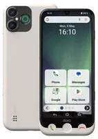 Doro Aurora A30 / WCS, Seniorensmartphone mit Wireless Charger, graphit