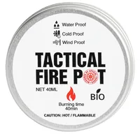 Tactical Foodpack Brenngel Tactical Fire Pot - Eigenschaften: Keine Eigenschaft - Zertifikate: Keine Zertifizierung - Farbe: Silber - Material: Ethanol - Sportart: Outdoor - Produkttyp: Brenngel