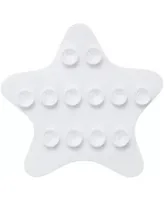 diaqua® Badewanneneinlage Minis Starfish 5 Stück, Weiss - Breite: 11.5 cm - Länge: 11.5 cm - Detailfarbe: Weiss - Detailmaterial: Polyvinylchlorid (PVC) - Grundmaterial: Kunststoff