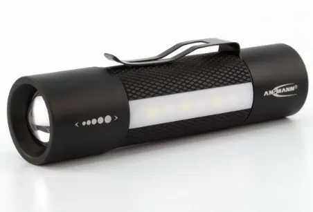 Ansmann 1600-0137 flashlight Black, White Hand flashlight LED