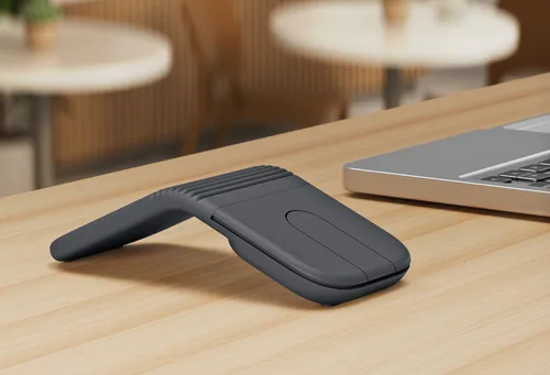 Logitech Maus Mobi Fold faltbar, Graphit - Maus-Typ: Mobile - Bedienungsseite: Universal - Maus Features: Faltbar - Programmierbare DPI-Einstellung - Programmierbare Tasten - Detailfarbe: Graphit - Schnittstelle: Bluetooth - Verbindungsart: Kabellos