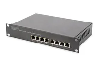 DIGITUS Switch Switch 8-Port 10"" 80 W Gigabit Ethernet PoE