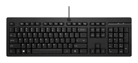 HP 125 G2 USB Wired Keyboard clavier Bureau Noir