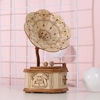 RoboTime Bausatz Gramophone Crank Classic - Modell Art: Musikinstrument
