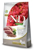 FARMINA N&D Quinoa Dog Duck, Broccoli, Asparagus Neutered Adult Mini - dry dog food - 2.5 kg