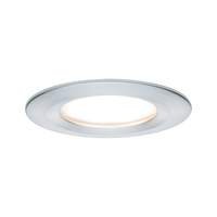 Paulmann Einbauspot Nova Plus Coin Starr Set, 3 x 6 W, 2700 K, Silber - Leuchten Kategorie: Spot - Betriebsart: Netzbetrieb - Lampensockel: LED fest verbaut - Farbtemperatur Kelvin: 2700 K - Gesamtleistung: 18 W - Farbwiedergabeindex CRI: 80